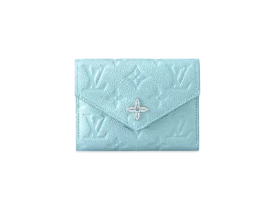 Louis Vuitton Victorine Wallet Monogram Empreinte "Azur Frost"