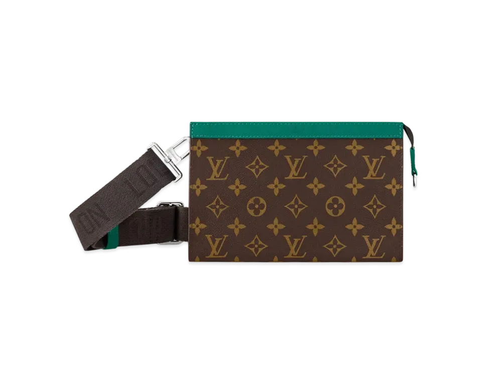 Louis Vuitton Gaston Wearable Wallet Monogram Macassar "Borneo Green"