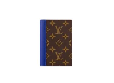 Louis Vuitton Passport Cover Monogram Macassar "Indigo Blue"