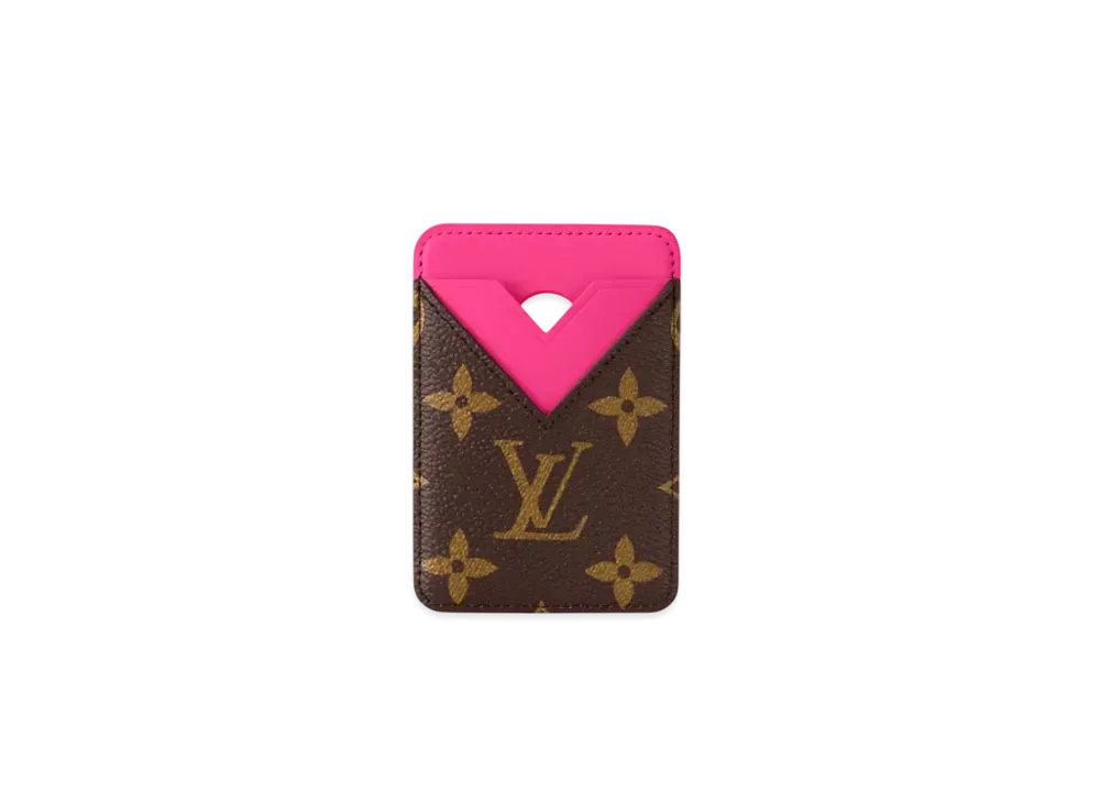 Louis Vuitton Porte-Cartes Magnet Monogram Macassar "Pondichery Pink"