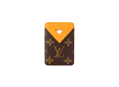 Louis Vuitton Porte-Cartes Magnet Monogram Macassar "Safran Yellow"