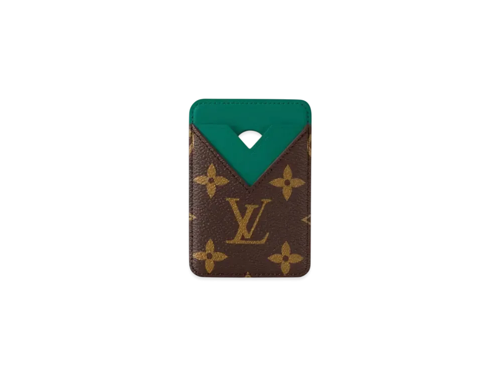Louis Vuitton Porte-Cartes Magnet Monogram Macassar "Borneo Green"