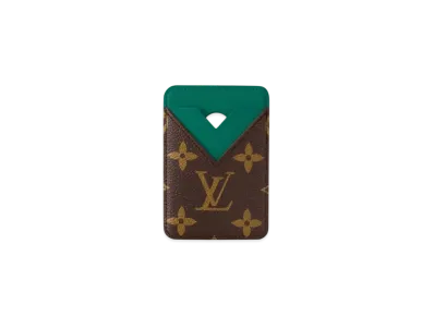 Louis Vuitton Porte-Cartes Magnet Monogram Macassar "Borneo Green"