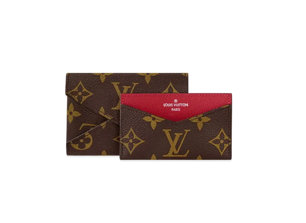Louis Vuitton Kirigami Card Holder "Sari Red"