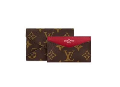 Louis Vuitton Kirigami Card Holder "Sari Red"