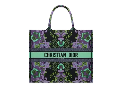 Dior Large Dior Book Tote Dior Indian Embroidery "Multicolor"