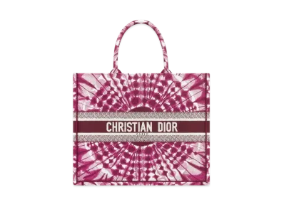 Dior Miss Dior Large Dior Book Tote Tie & Dior Embroidery (42 x 35 x 18.5 cm) "Purple"