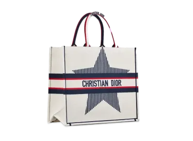 Dior Dioralps Dior Book Tote "White"