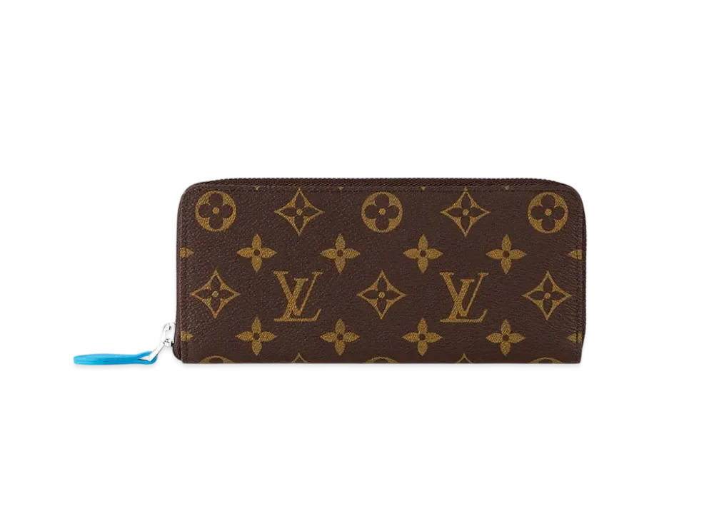 Louis Vuitton Clemence Wallet "Gaston Blue"