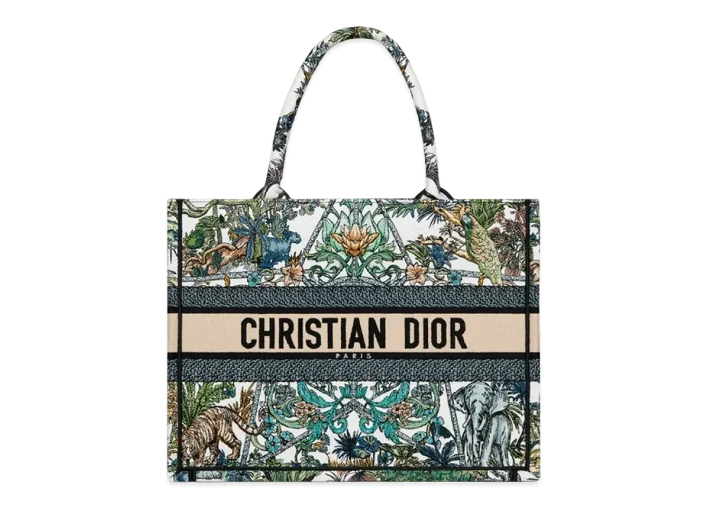 Dior Medium Dior Book Tote Etoile De Voyage Embroidery "Multicolor"