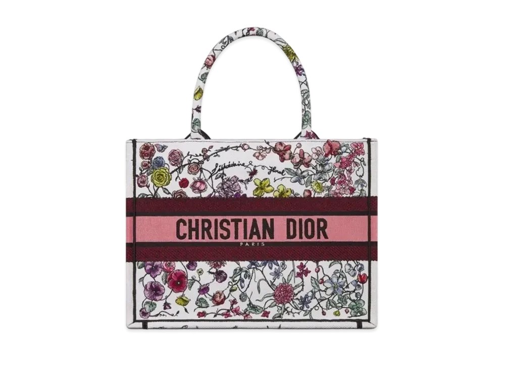 Dior Medium Book Tote Florilegio "Multicolor"