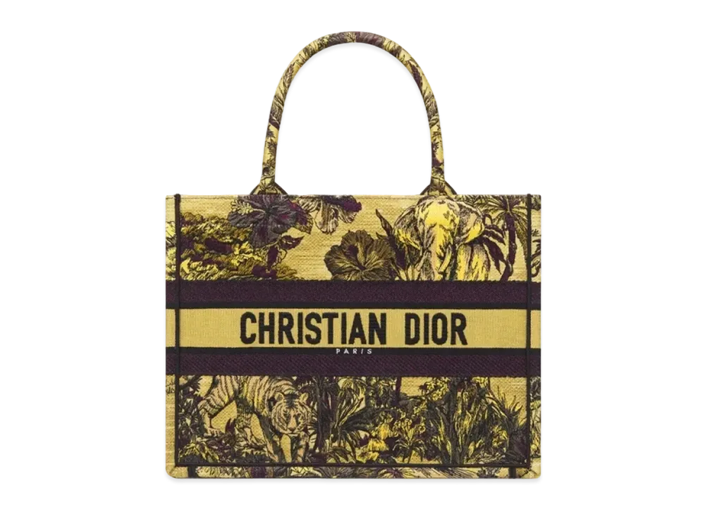 Dior Medium Dior Book Tote Toile De Jouy Voyage Embroidery "Multicolor"