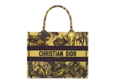 Dior Medium Dior Book Tote Toile De Jouy Voyage Embroidery "Multicolor"