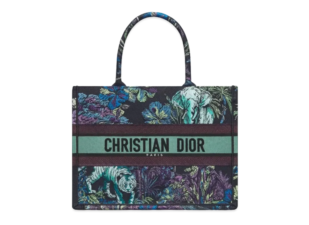 Dior Medium Dior Book Tote Toile De Jouy Voyage Embroidery "Multicolor"