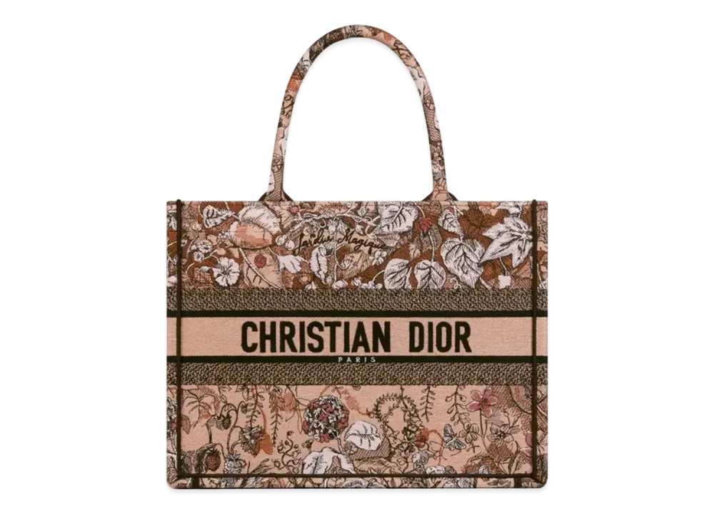 Dior Medium Dior Book Tote Dior Jardin Magique Embroidery "Multicolor"
