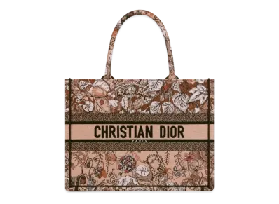 Dior Medium Dior Book Tote Dior Jardin Magique Embroidery "Multicolor"