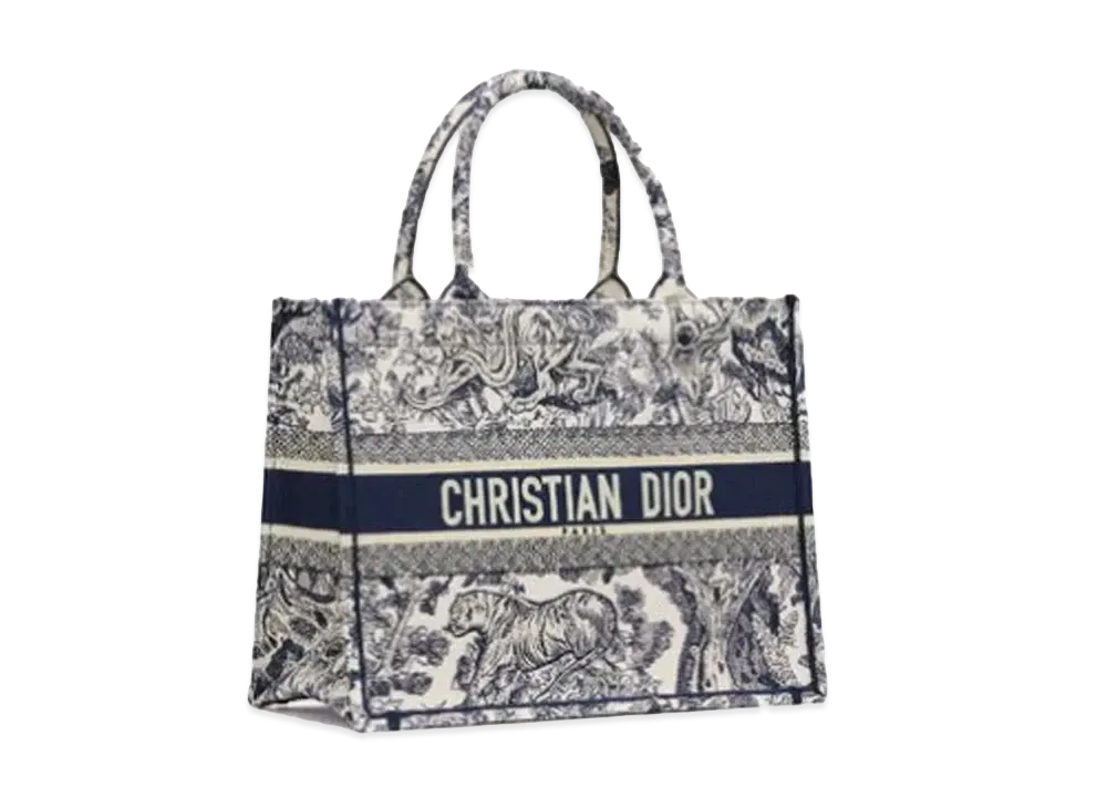 Dior Medium Dior Book Tote "Blue"