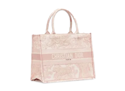 Dior Medium Dior Book Tote "Pink"