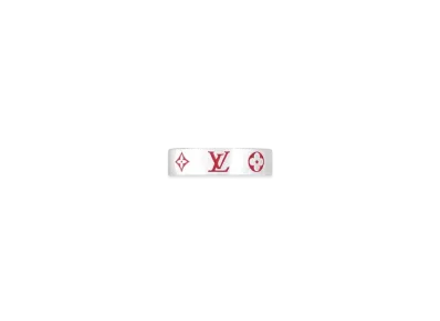 Louis Vuitton LV Mosaic Thin Ring "Sari Red"
