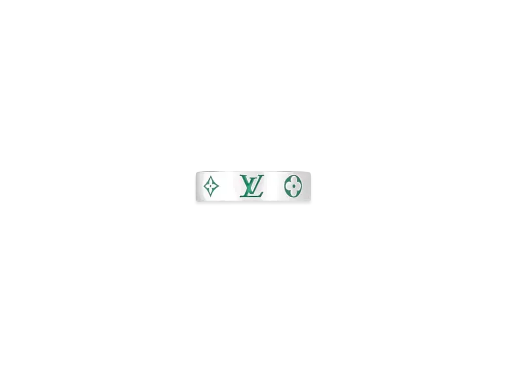 Louis Vuitton LV Mosaic Thin Ring "Borneo Green"