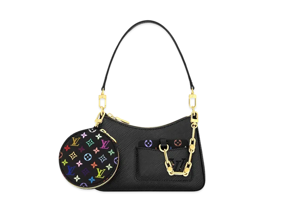 Louis Vuitton x Takashi Murakami Marellini Epi "Noir/Multicolor"
