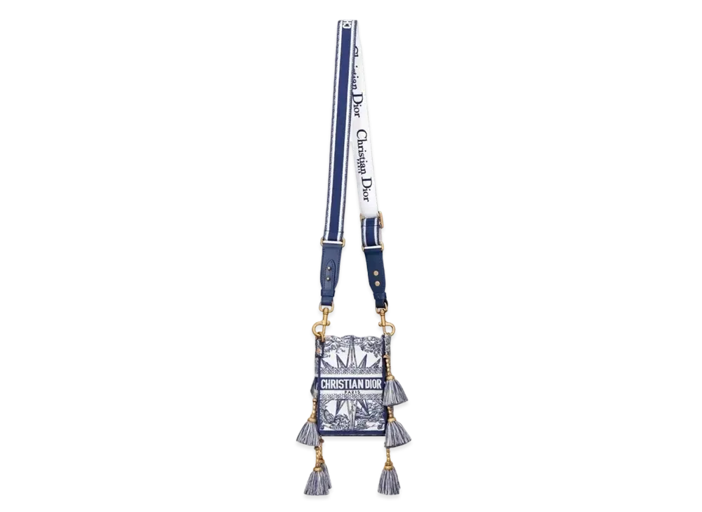 Dior Small D Bubble Bucket Bag Reve Dinfini Embroidery "Multicolor"