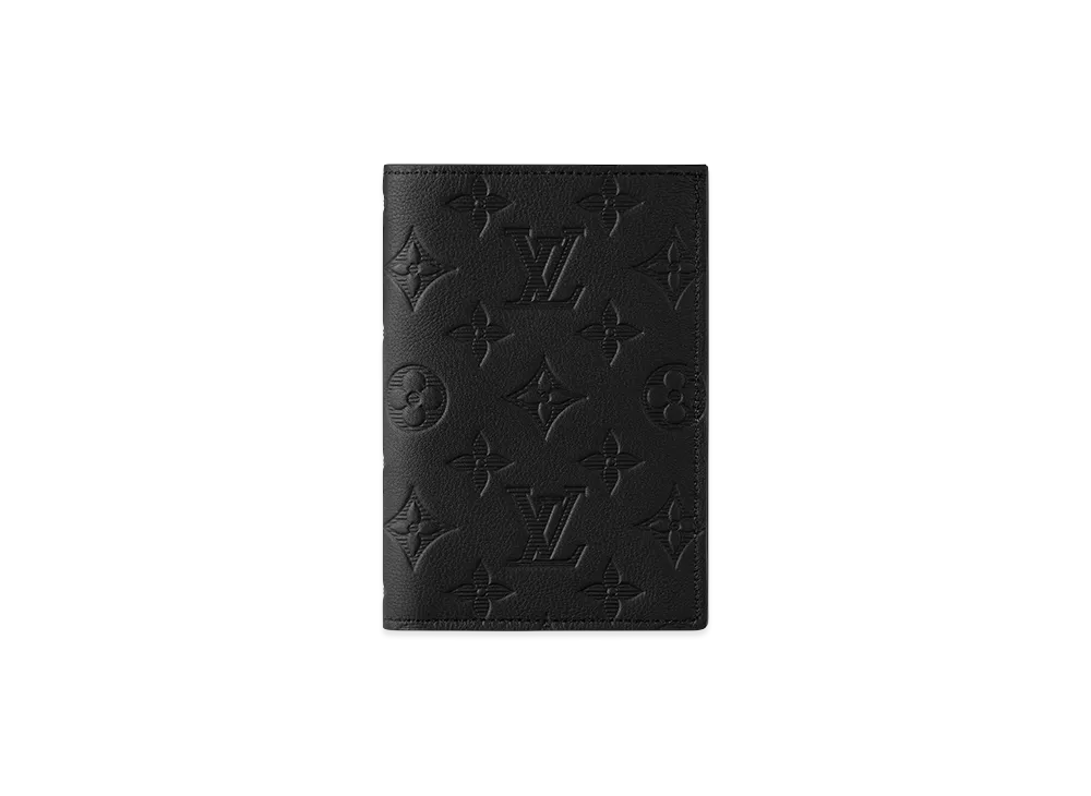 Louis Vuitton Passport Cover Couverture Passeport NM "Ultra Black"
