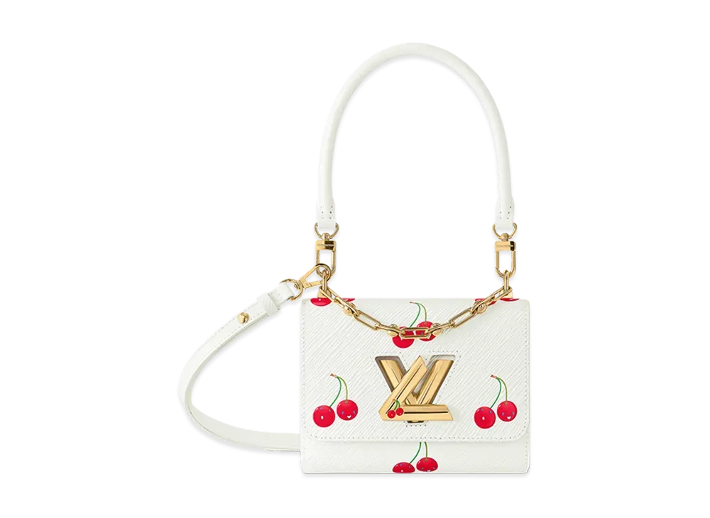 Louis Vuitton x Takashi Murakami Twist PM "Cherry White"