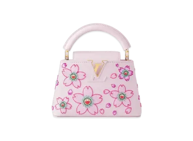 Louis Vuitton x Takashi Murakami Capucines Mini "Rose"