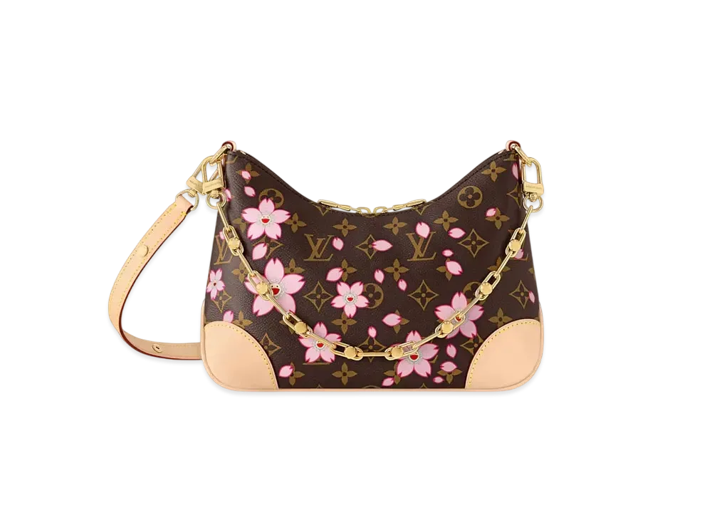 Louis Vuitton x Takashi Murakami Boulogne Monogram Canvas "Sakura Brown"