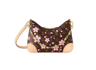 Louis Vuitton x Takashi Murakami Boulogne Monogram Canvas "Sakura Brown"