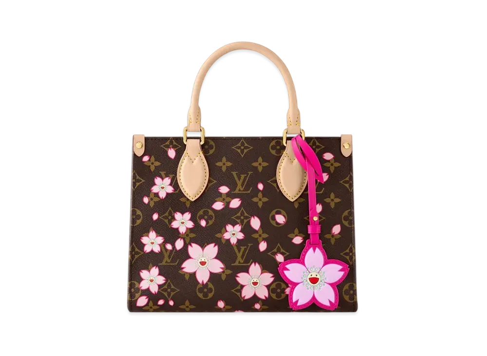 Louis Vuitton x Takashi Murakami OnTheGo PM Monogram Canvas "Sakura Brown"