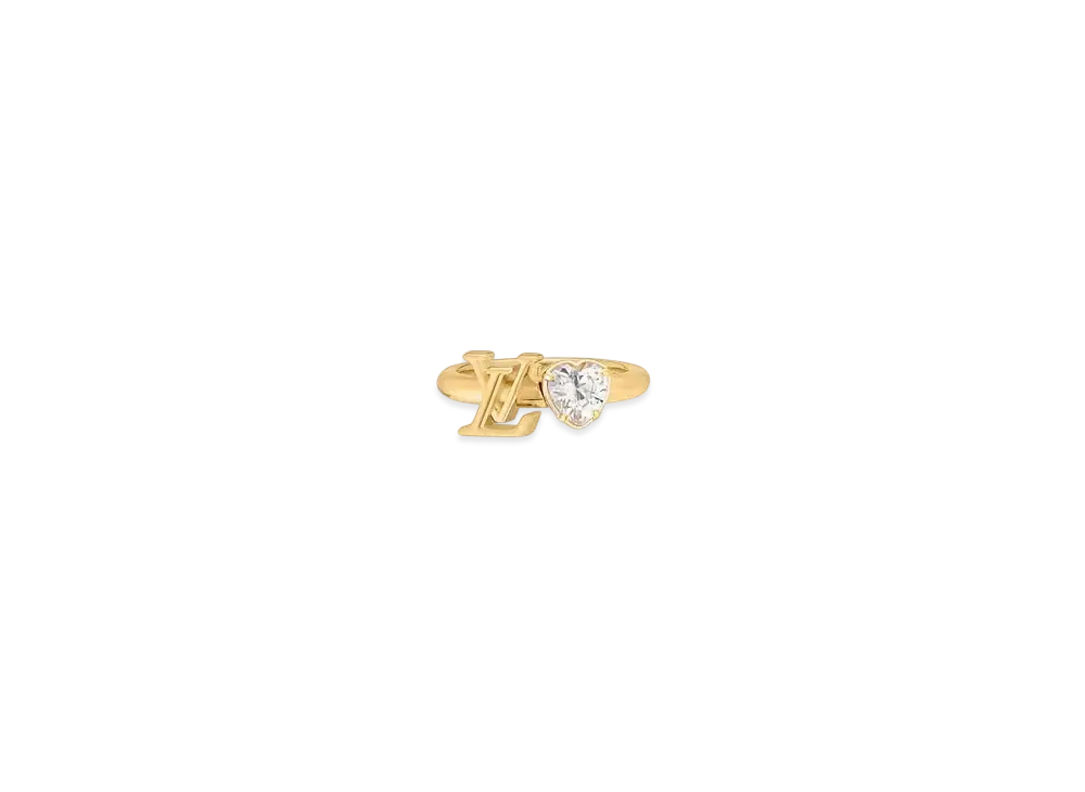 Louis Vuitton LV Iconic Heart Ring "Dore"