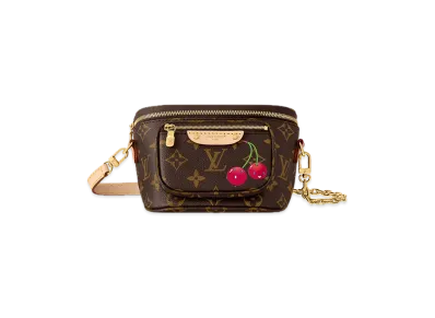 Louis Vuitton x Takashi Murakami Mini Bum Bag "Cherry Brown"