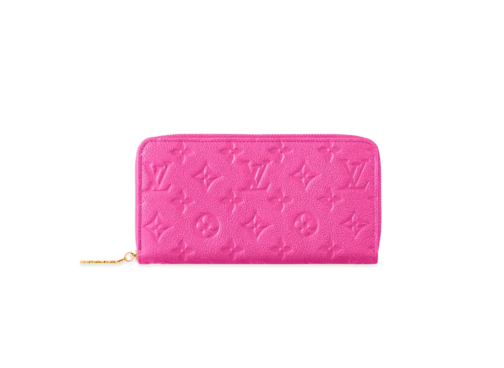Louis Vuitton x Takashi Murakami Zippy Wallet Monogram Empreinte "Kawaii Pink"