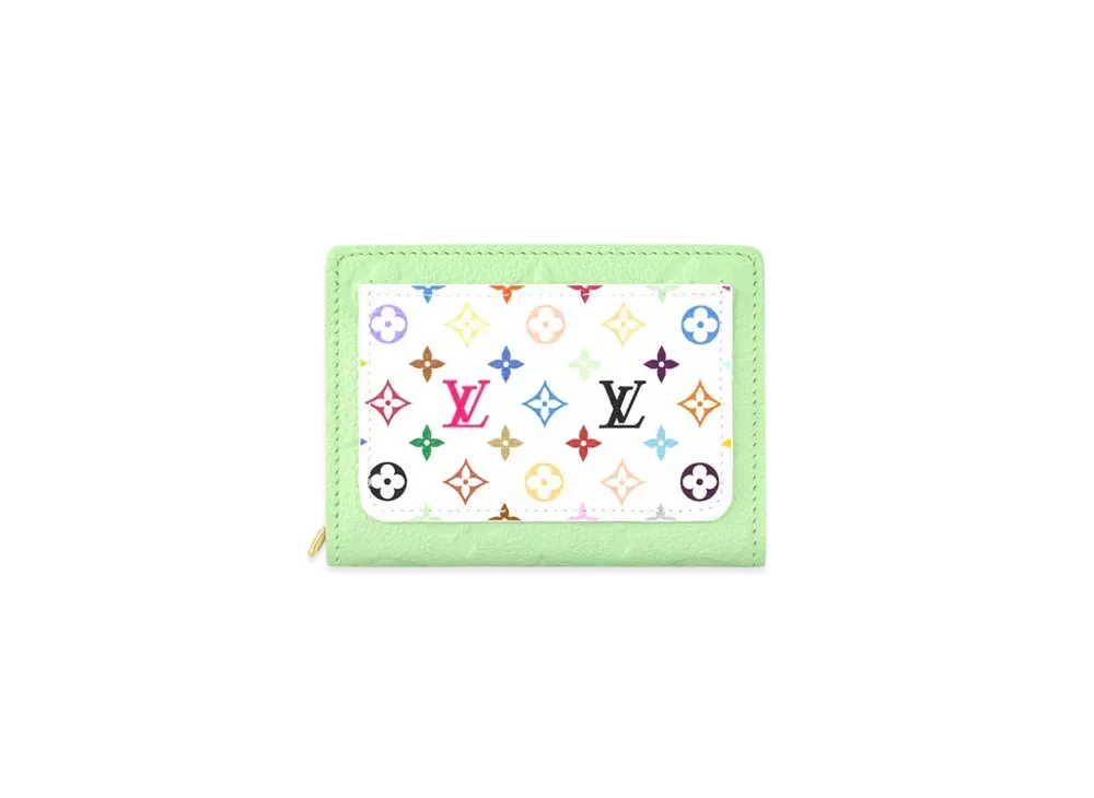Louis Vuitton x Takashi Murakami Clea Wallet Monogram Empreinte Monogram Empreinte "Green Tea"