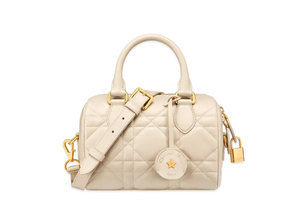 Dior Groove 20 Bag Macrocannage Calfskin "Dusty Ivory"