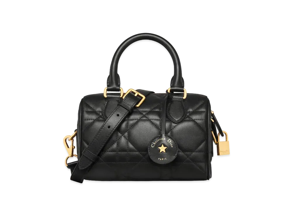 Dior Groove 20 Bag Macrocannage Calfskin "Black"