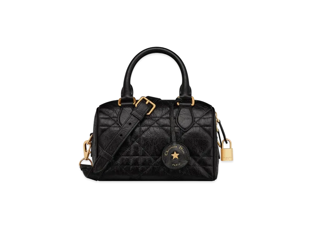 Dior Dior Groove 20 Bag Macrocannage Crinkled Calfskin "Black"