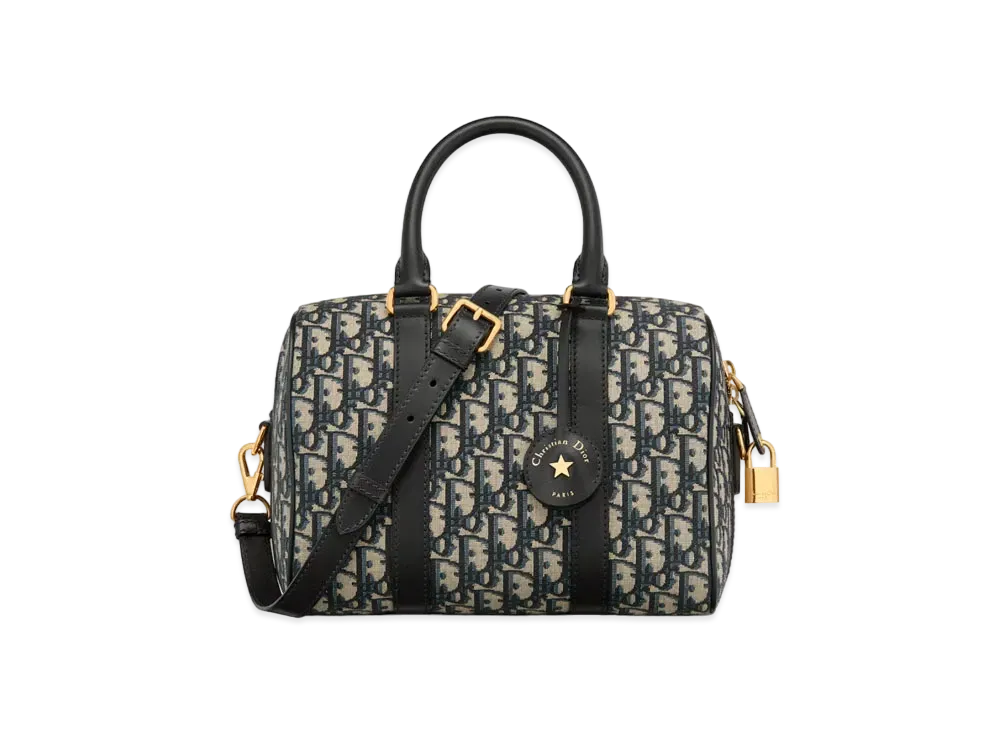 Dior Groove 25 Bag Dior Oblique Jacquard "Blue"