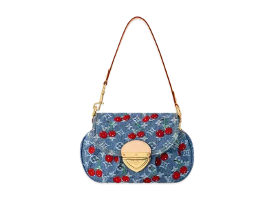 Louis Vuitton x Takashi Murakami Sunset "Cherry Denim Blue"