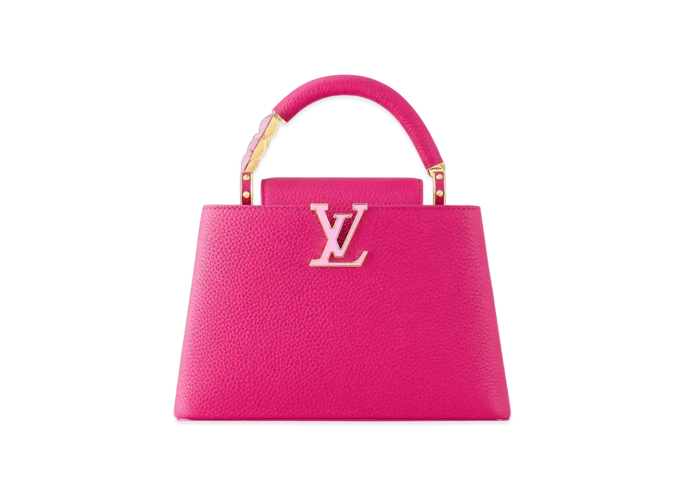 Louis Vuitton x Takashi Murakami Capucines BB Taurillon Leather "Pink"
