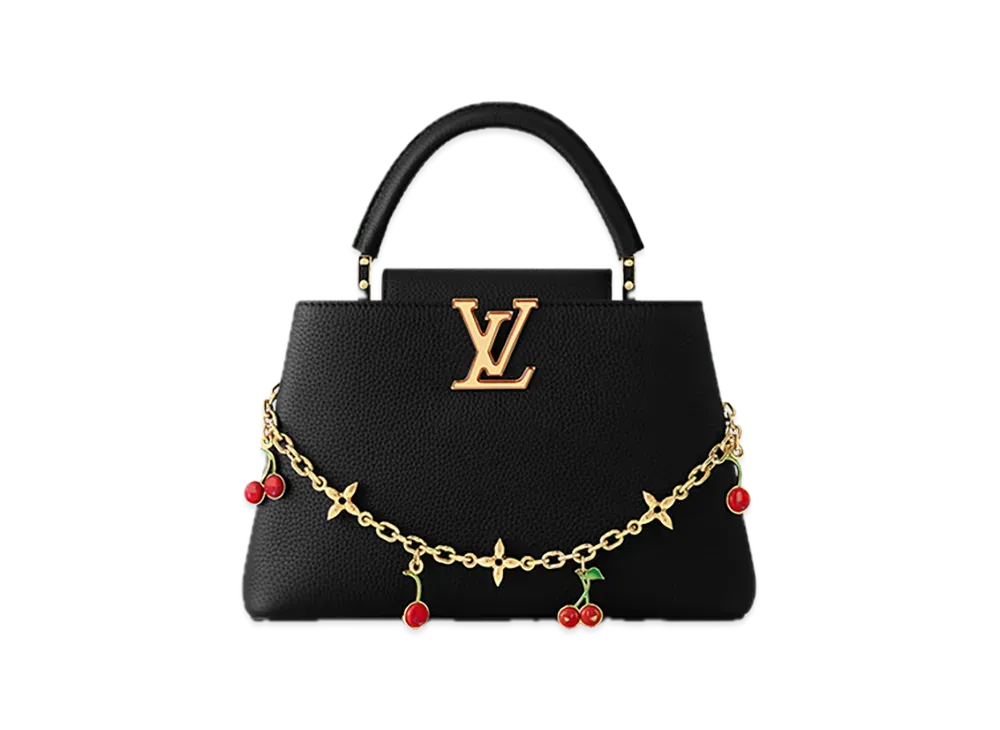 Louis Vuitton x Takashi Murakami Capucines MM "Cherry Black"