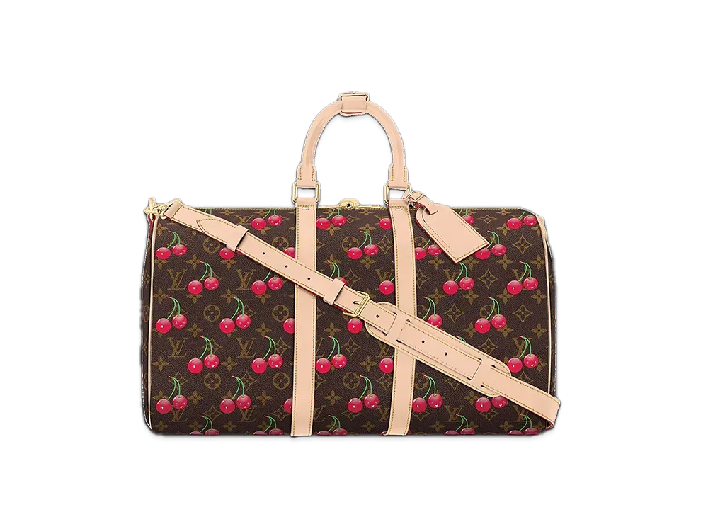 【限定コラボ】LV× 村上隆 キーポル バンドリエール 45 org.jpg