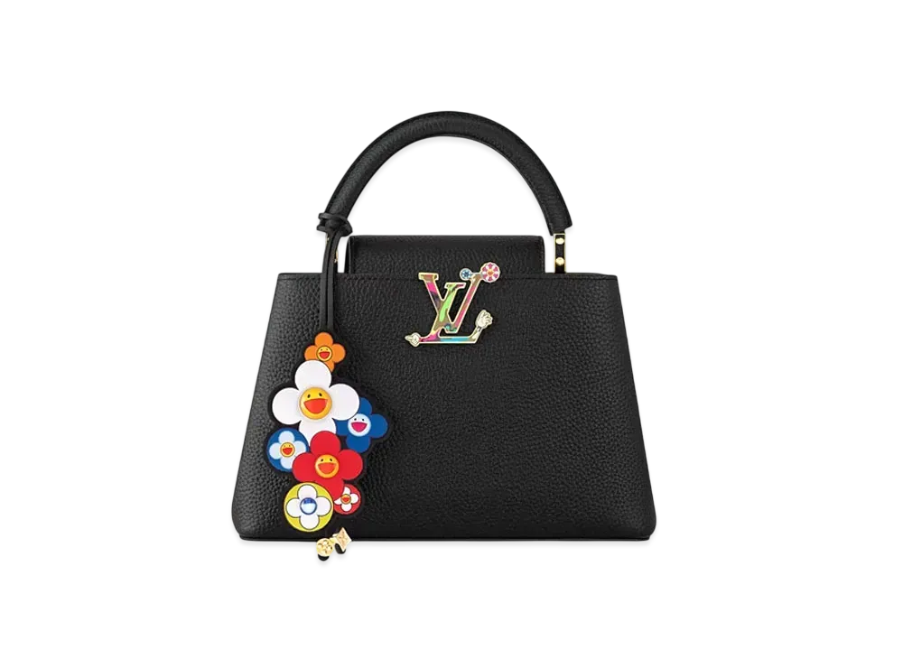 Louis Vuitton x Takashi Murakami Capucines BB "Noir"
