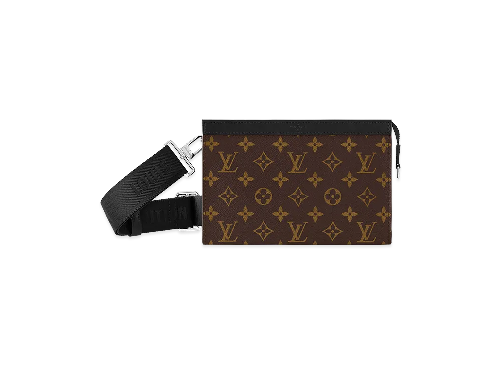 Louis Vuitton Gaston Wearable Wallet "Monogram Macassar"