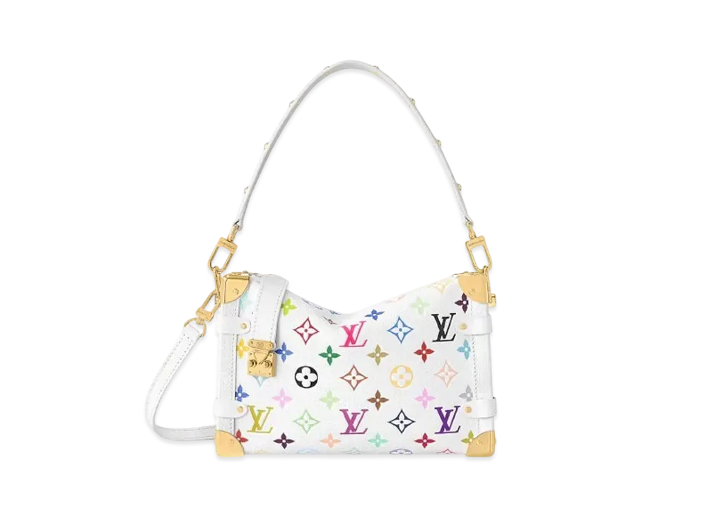 Louis Vuitton x Takashi Murakami Side Trunk MM Fashion Leather Monogram "Multicolor"
