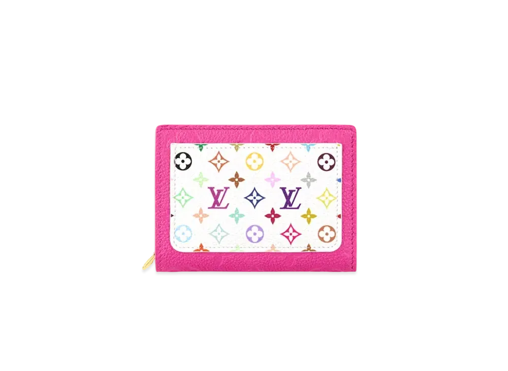 Louis Vuitton x Takashi Murakami Clea Wallet Monogram Monogram Empreinte "Kawaii Pink"