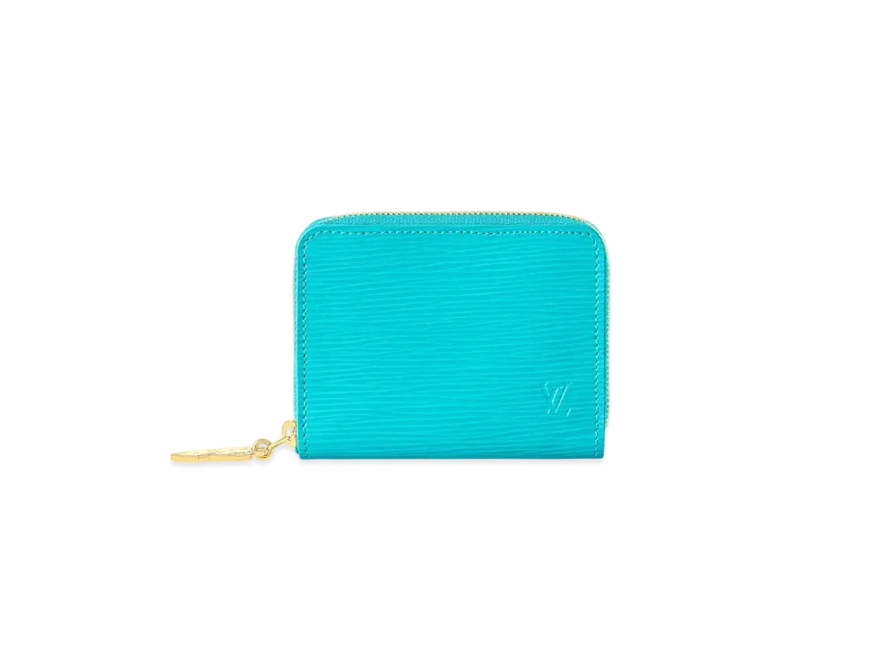 Louis Vuitton x Takashi Murakami Zippy Coin Purse Epi Japan Exclusive "Kabira Blue"