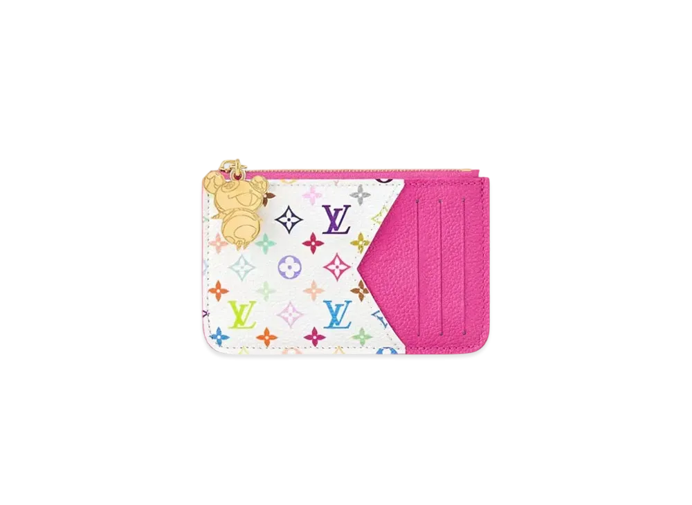 Louis Vuitton x Takashi Murakami Romy Card Holder "Kawaii Pink"
